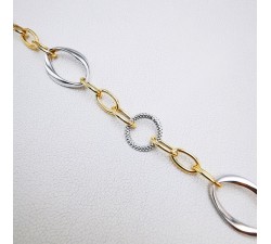 Bracelet Bicolore Or 750 - 18 carats