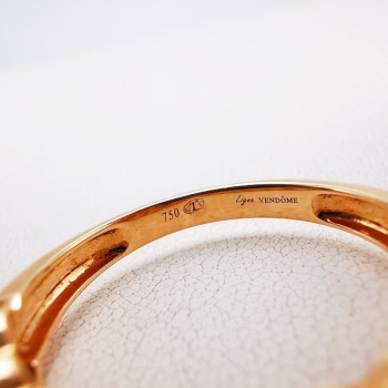 Bague Rainbow Divin Saphirs Diamants Ligne Vendôme Or rose 750 - 18 carats