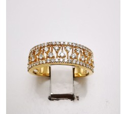 Bague "Milan" Diamants Or Jaune 750 - 18 carats