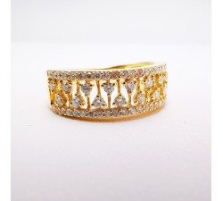 Bague "Milan" Diamants Or Jaune 750 - 18 carats