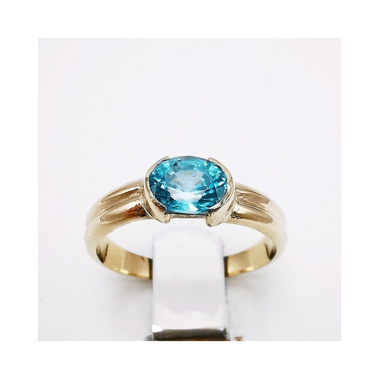 Anneau Femme Plaqué Or 18 Carats - Perle Et Zircon Blanc, Taille 52, Neuf Avec étiquettes
