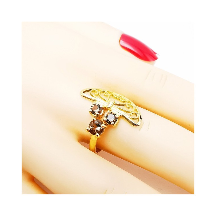 Bague "Féminessence" Or Jaune 750 - 18 carats