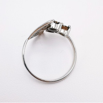 Bague "Féminessence" Or Blanc 750 - 18 carats