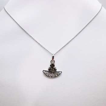 Collier "Féminessence" Or blanc 750 - 18 carats