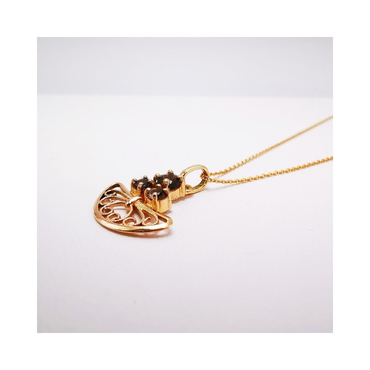 Collier "Féminessence" Or rose 750 - 18 carats