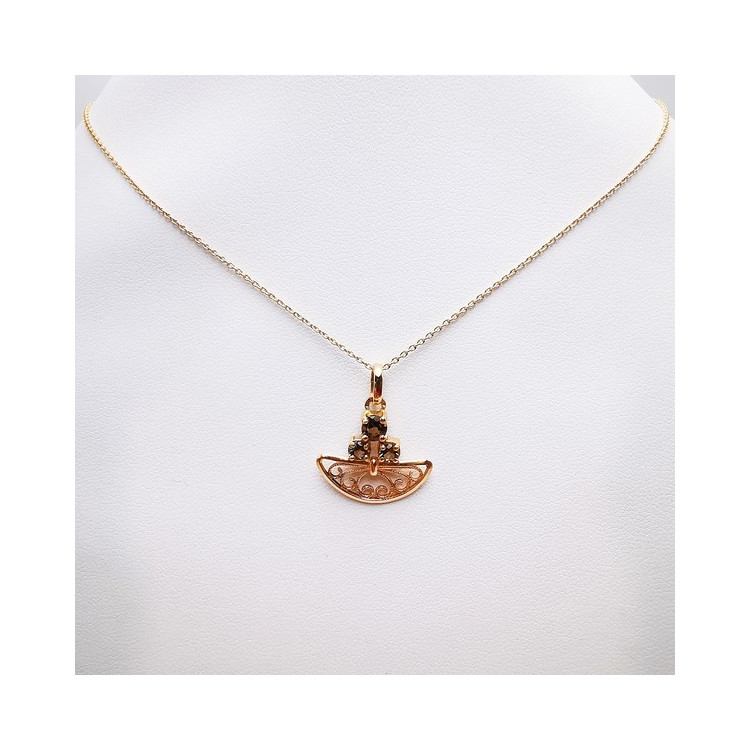 Collier "Féminessence" Or jaune 750 - 18 carats