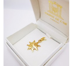 Pendentif Soleil Or Jaune 750 - 18 carats