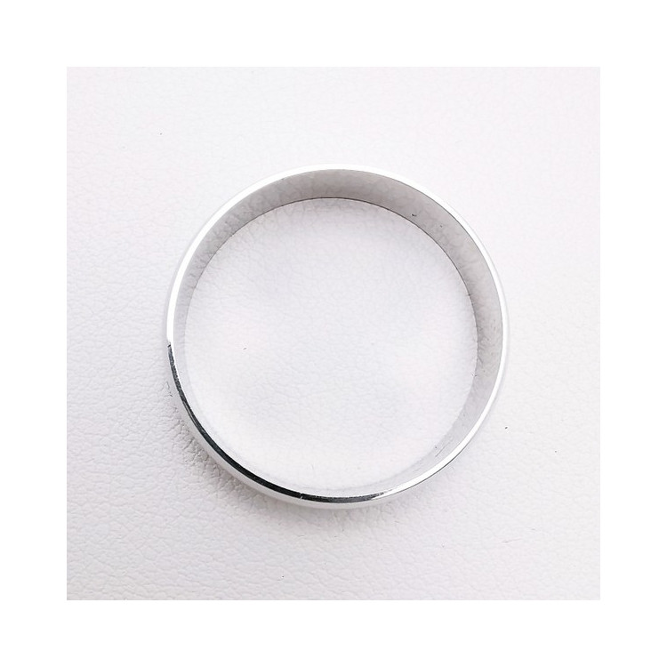 Alliance Rivoli 6 mm Or Blanc 750 - 18 carats Demi Jonc