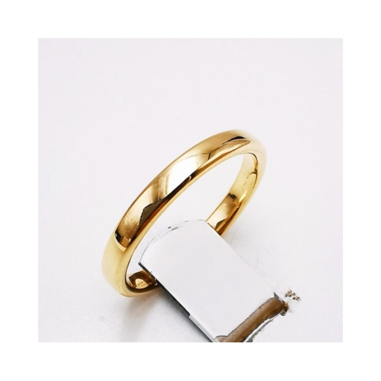 Alliance Rivoli 2.5 mm confort Or Jaune 750 - 18 carats (demi jonc)