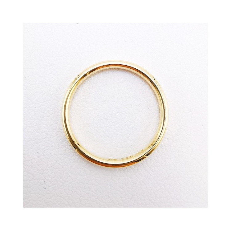 Alliance Rivoli 2.5 mm confort Or Jaune 750 - 18 carats (demi jonc)