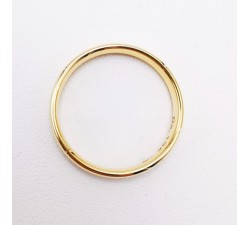 Alliance Rivoli 4 mm confort Or Jaune 750 - 18 carats (demi jonc)