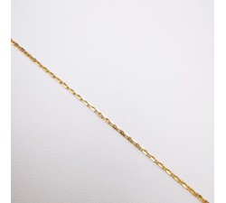 Chaîne 40 cm Or Jaune 750 - 18 carats Maille Forçat 4.20 grammes