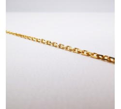 Chaîne 40 cm Or Jaune 750 - 18 carats Maille Forçat 4.35 grammes