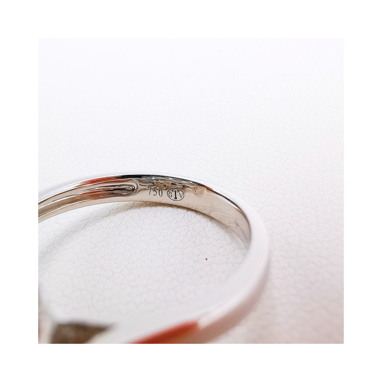 Bague "Empire" Saphirs Diamants Ligne Vendôme Or Blanc 750 - 18 carats