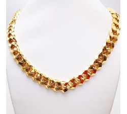 Collier Grosse Maille  Or Jaune 750 - 18 carats (Bijou d'occasion)