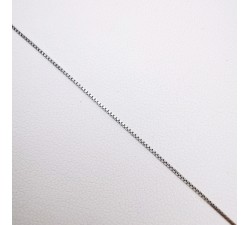 Bracelet Maille Vénitienne Or Blanc 750 - 18 carats