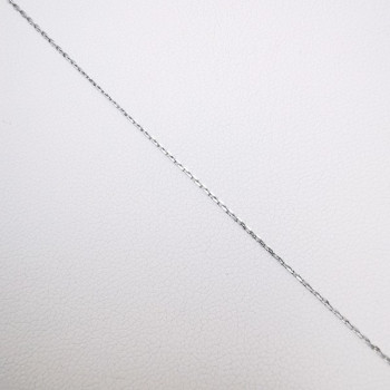 Chaîne 60 cm Or Blanc 750 - 18 carats Maille Forçat 1.55 Grammes