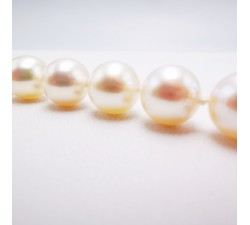 Collier de Perles de Culture d'Akoya Fermoir Or 750 - 18 carats