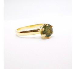 Bague Tourmaline verte Or Jaune 750 - 18 carats