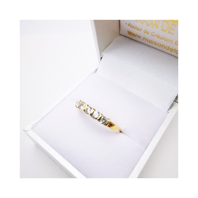 Alliance Diamants Serti Barrette Or Jaune 750 - 18 carats