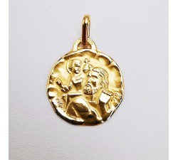 Médaille Religieuse Or Jaune 750 - 18 carats (Bijou d'occasion)