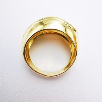 Bague Saphirs de couleur Or jaune 750 - 18 carats (Bijou d'Occasion)