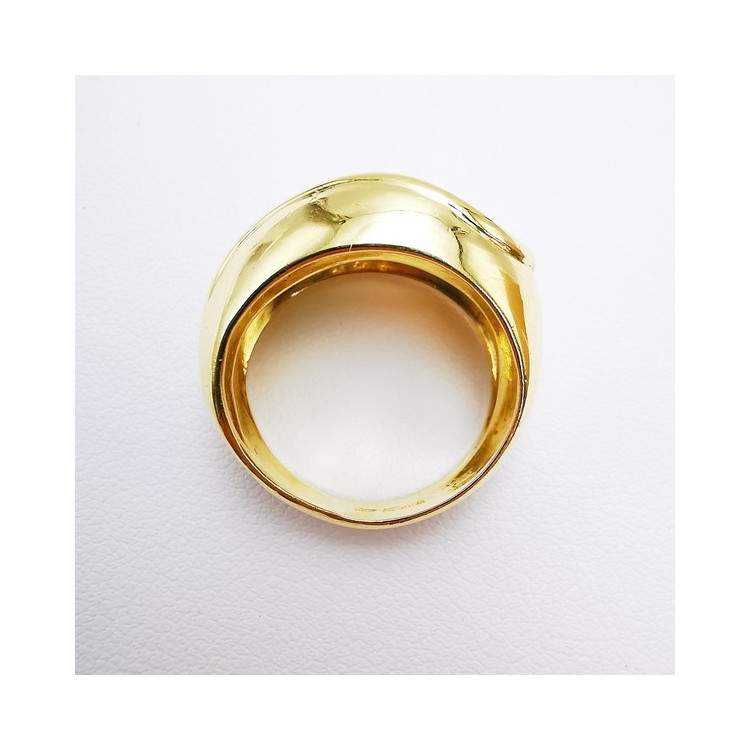 Bague Saphirs de couleur Or jaune 750 - 18 carats (Bijou d'Occasion)