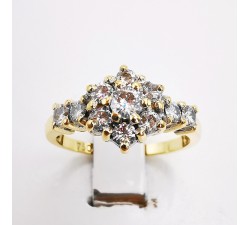 Bague Diamants Or jaune 750 - 18 carats (Bijou d'Occasion)