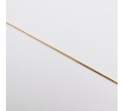 Chaîne 45 cm Maille Vénitienne Or Jaune 750 - 18 carats 1.85 grammes