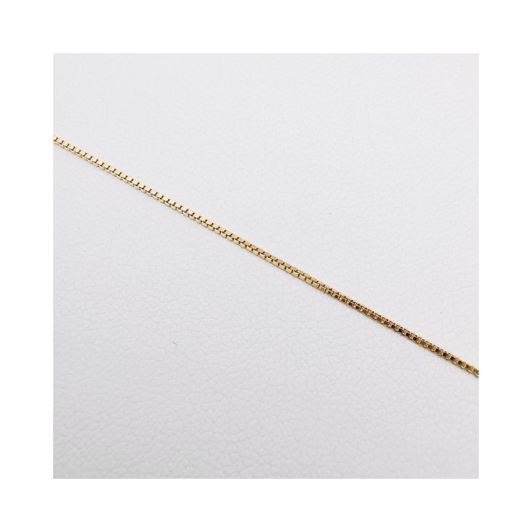 Chaîne 45 cm Maille Vénitienne Or Jaune 750 - 18 carats 1.85 grammes