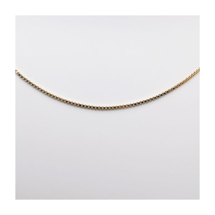 Chaîne 50 cm Maille Vénitienne Or Jaune 750 - 18 carats 1.95 grammes