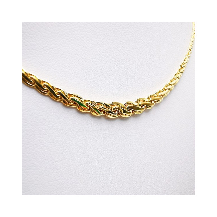 Collier Maille S en chute Or Jaune 750 - 18 carats