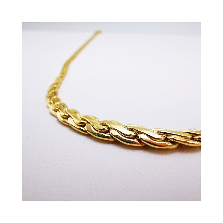 Collier Maille S en chute Or Jaune 750 - 18 carats