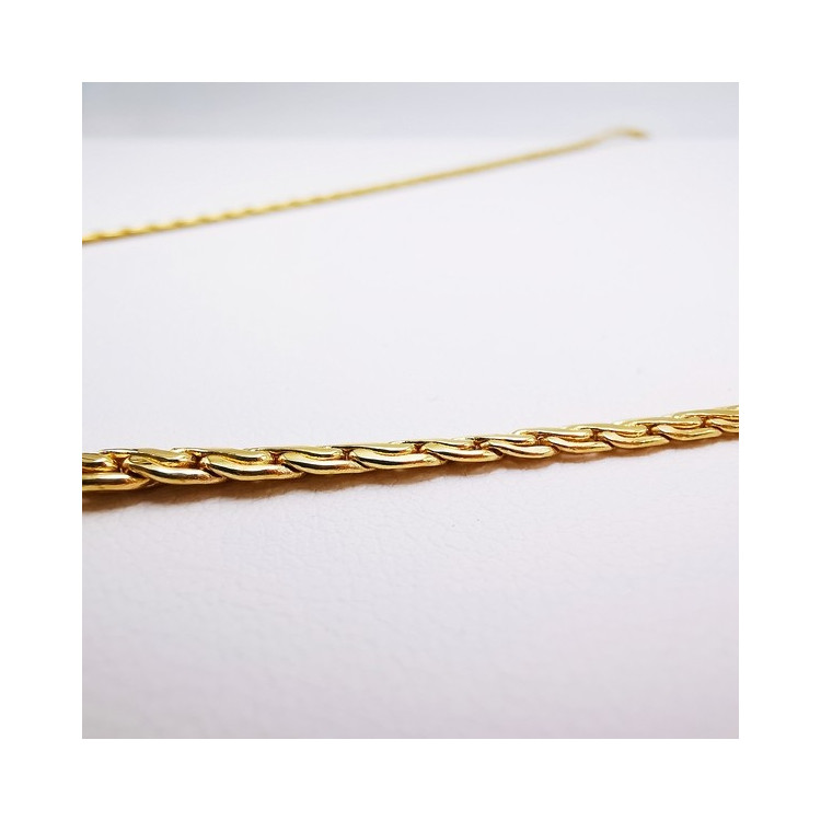 Collier Maille S en chute Or Jaune 750 - 18 carats