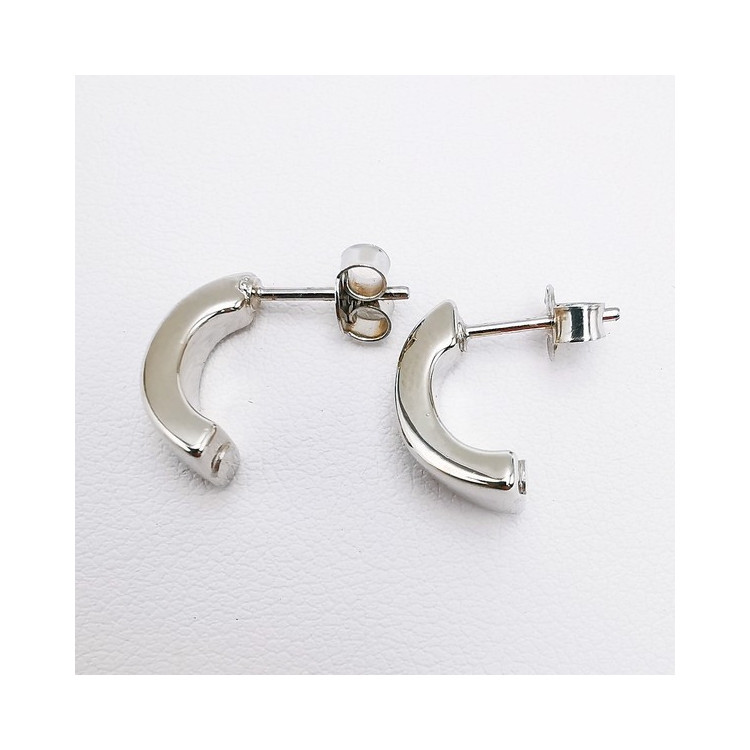 Boucles d'Oreilles  Or Blanc 750 - 18 carats