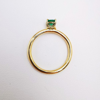 Bague "Origine" Emeraude Grand Modèle Or Jaune 750 - 18 carats