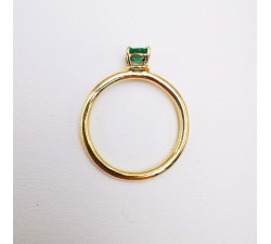 Bague "Origine" Emeraude Grand Modèle Or Jaune 750 - 18 carats