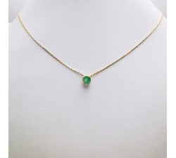Collier "Origine" Emeraude Grand Modèle Or Jaune 750 - 18 carats