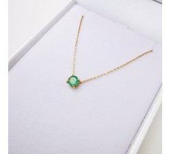 Collier "Origine" Emeraude Grand Modèle Or Jaune 750 - 18 carats