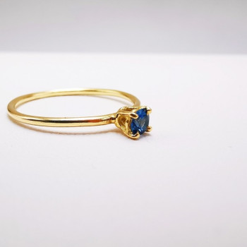 Bague "Origine" Saphir Petit Modèle Or Jaune 750 - 18 carats