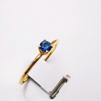 Bague "Origine" Saphir Petit Modèle Or Jaune 750 - 18 carats
