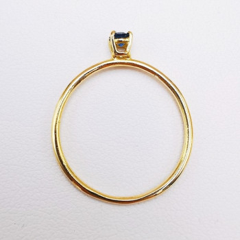 Bague "Origine" Saphir Petit Modèle Or Jaune 750 - 18 carats