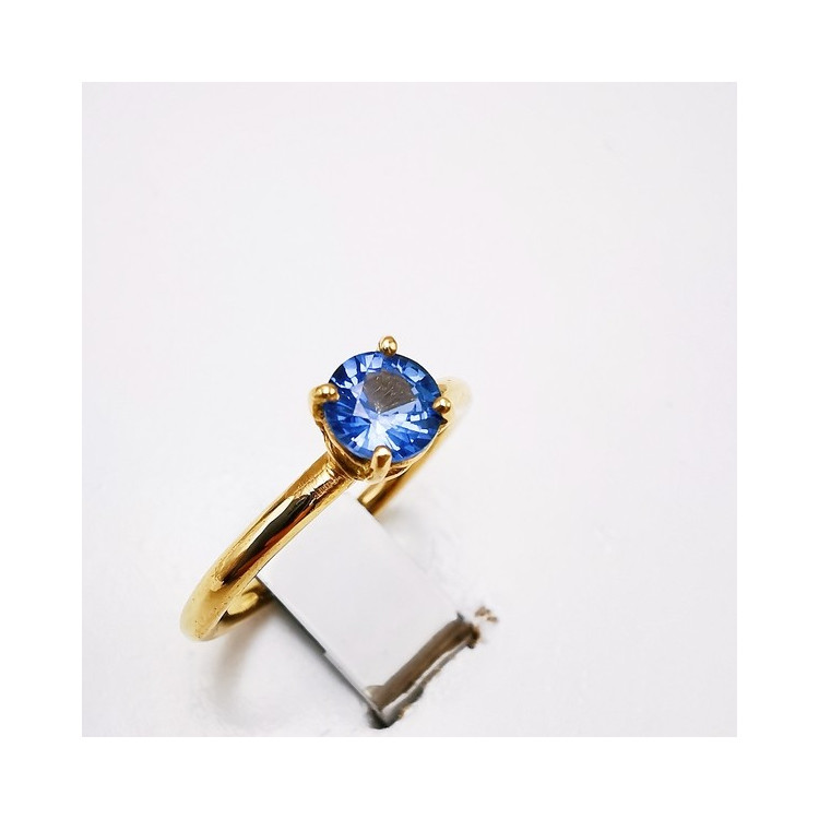 Bague "Origine" Saphir Grand Modèle Or Jaune 750 - 18 carats