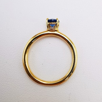 Bague "Origine" Saphir Grand Modèle Or Jaune 750 - 18 carats