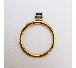 Bague "Origine" Saphir Grand Modèle Or Jaune 750 - 18 carats