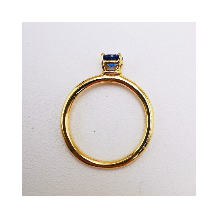Bague "Origine" Saphir Grand Modèle Or Jaune 750 - 18 carats