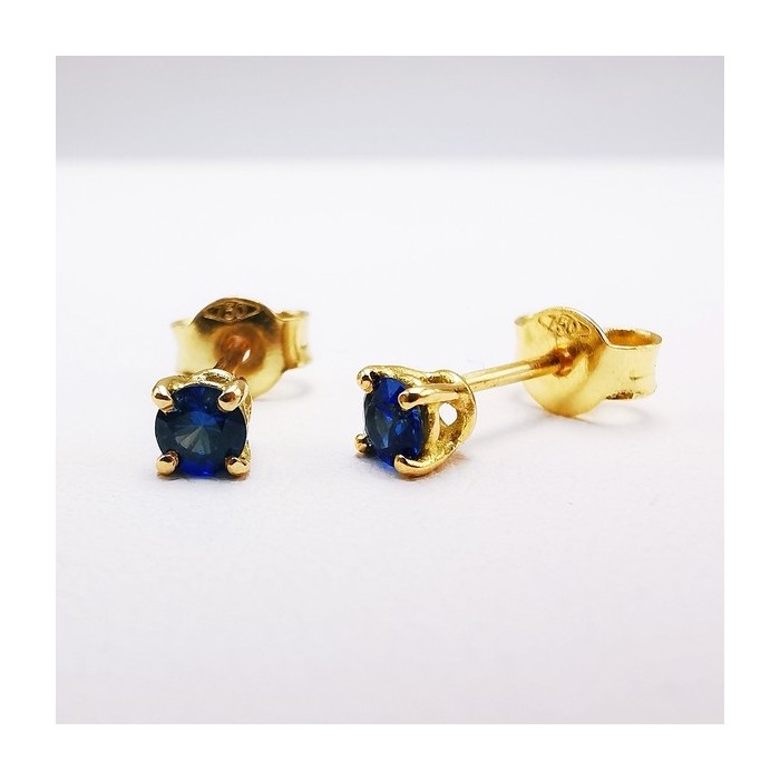 Boucles d'oreilles "Origine" Saphir Petit Modèle Or Jaune 750 - 18 carats Boucles d'oreilles "Origine" Saphir Petit Modèle Or Jaune 750 - 18 carats