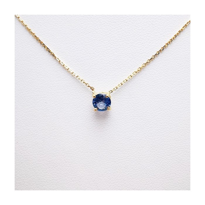 Collier "Origine" Saphir Grand Modèle Or Jaune 750 - 18 carats