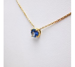 Collier "Origine" Saphir Grand Modèle Or Jaune 750 - 18 carats