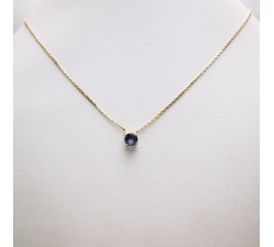 Collier "Origine" Saphir Grand Modèle Or Jaune 750 - 18 carats